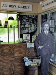Fife History Museum Andre's Market exhibit and gift shop